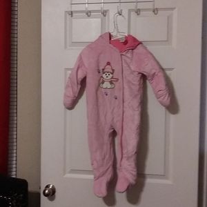 Toddler Girl footsie cold sweater